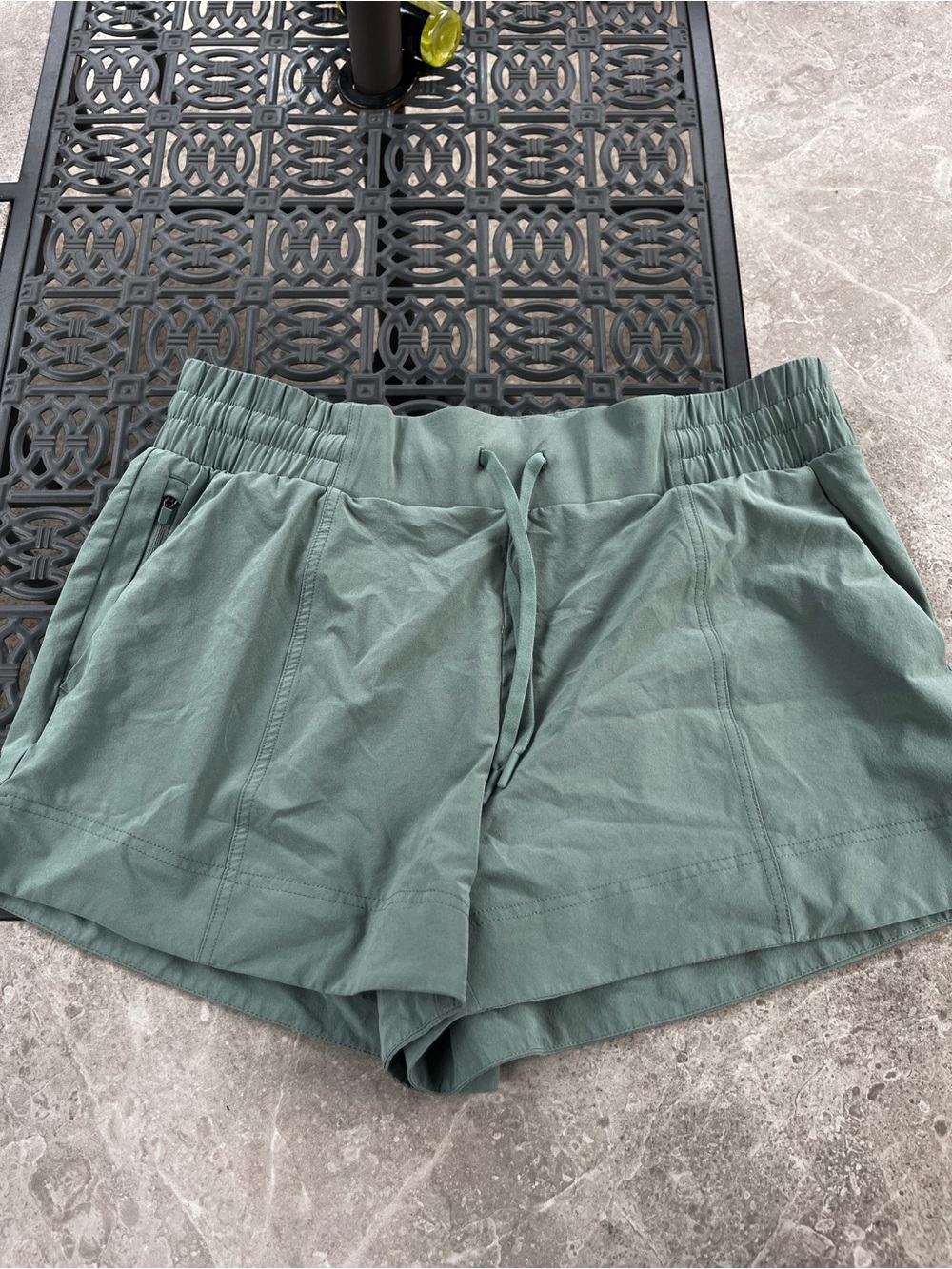 Women's Sage Green Drawstring Athletic Shorts targets
